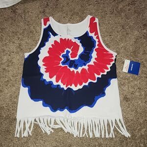 Way to Celebrate Patriotic tie dye Size L